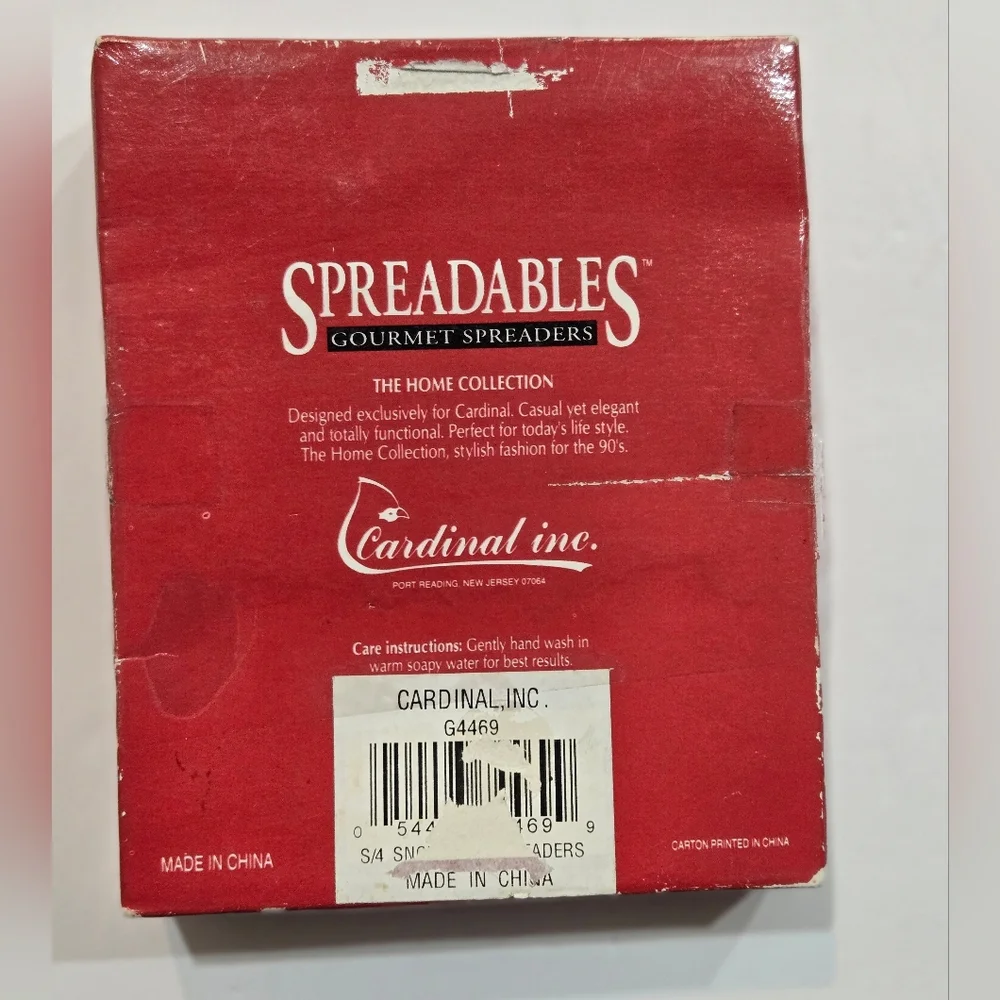 Cardinal Inc. Gourmet Cheese Spreaders Snowmens